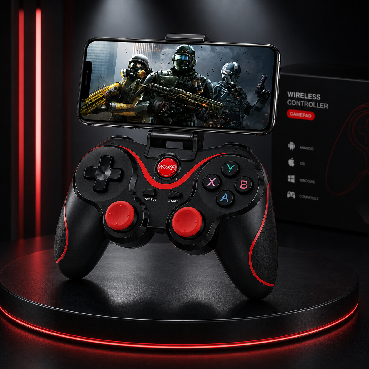 HyperControl: Mando inalámbrico Bluetooth con precisión y comodidad superior para jugar sin límites